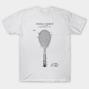 TENNIS RACKET patent T-Shirt